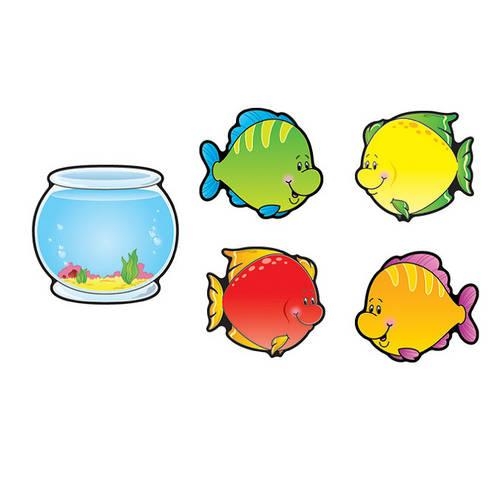 Fish & Bowls Cut-Outs: (English)