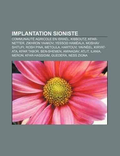 Implantation Sioniste