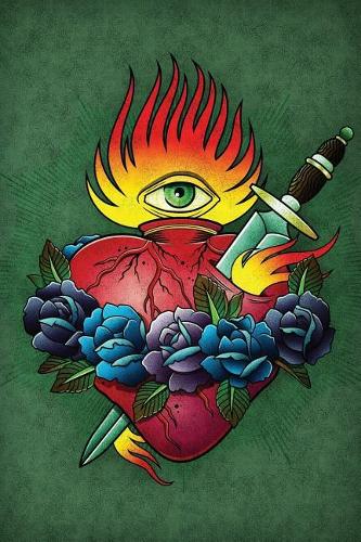 Through the Heart Notebook: Blank Journal Diary Memoir Log Logue(3 Tattoo You 150 Lined)