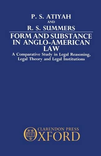 Form and Substance in Anglo-American Law