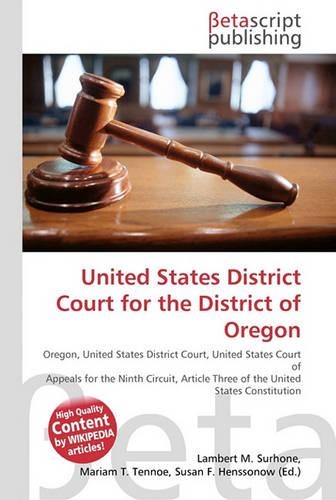 United States District Court for the District of Oregon