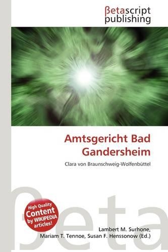 Amtsgericht Bad Gandersheim: (German)