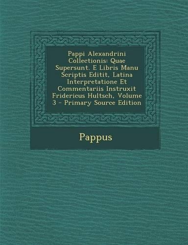 Pappi Alexandrini Collectionis