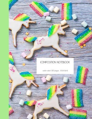 Composition notebook wide ruled 120 pages 8.5x11 (A4)