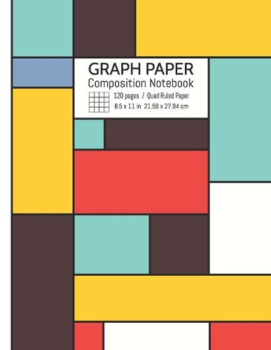Graph Paper Composition Notebook: Grid Paper Notebook, Quad Ruled 4x4 (4 squares per inch) - 120 numbered pages in large size 8.5x11