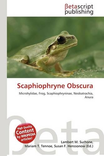 Scaphiophryne Obscura: (English)