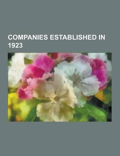 Companies Established in 1923