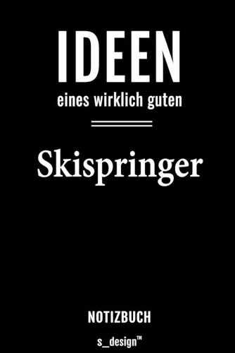 Notizbuch für Skispringer