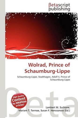 Wolrad, Prince of Schaumburg-Lippe