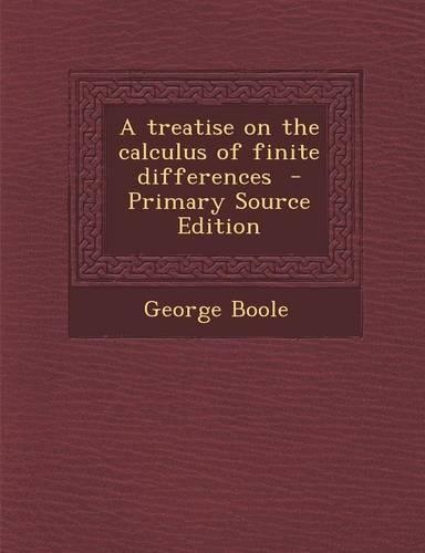 A Treatise on the Calculus of Finite Differences