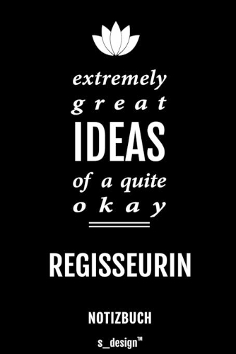 Notizbuch für Regisseure / Regisseur / Regisseurin: Originelle Geschenk-Idee [120 Seiten liniertes blanko Papier]