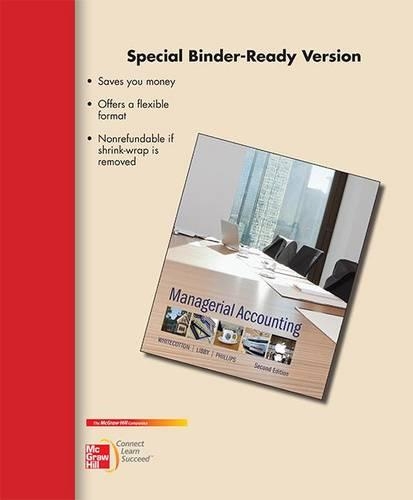 Loose-Leaf for Managerial Accounting