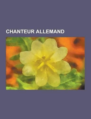 Chanteur Allemand
