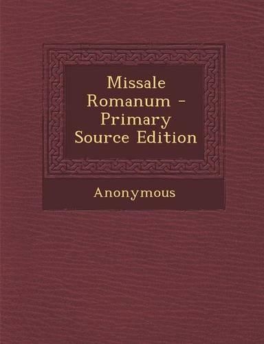 Missale Romanum