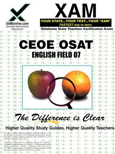 Ceoe Osat English Field 07 Teacher Certification Test Prep Study Guide