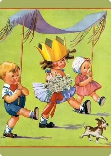 Girl with Crown Birthday Card