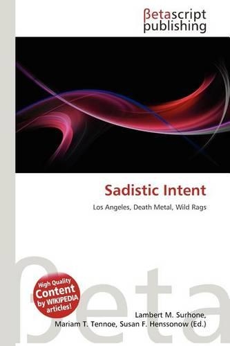 Sadistic Intent: (English)