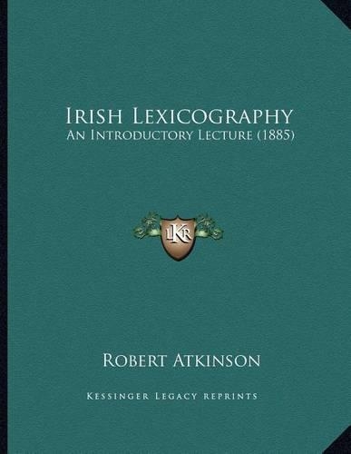 Irish Lexicography