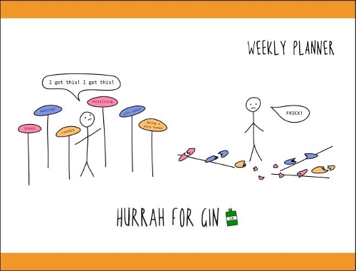 Hurrah For Gin Weekly Planner