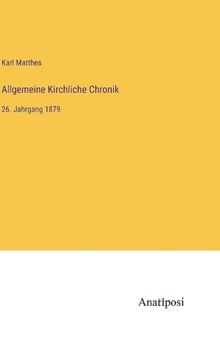 Allgemeine Kirchliche Chronik