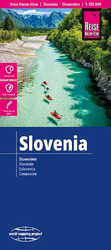 Slovenia Map 1:185,000 scale