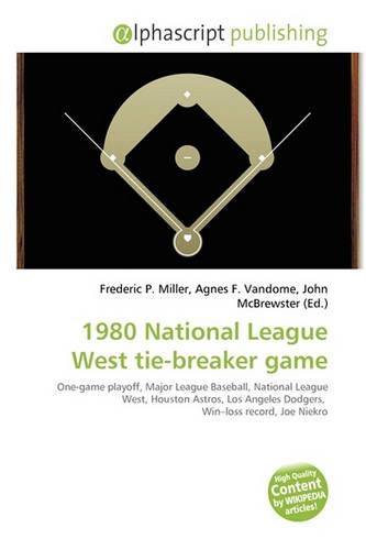 1980 National League West Tie-Breaker Game: (English)