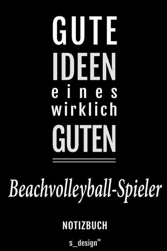 Notizbuch für Beachvolleyball
