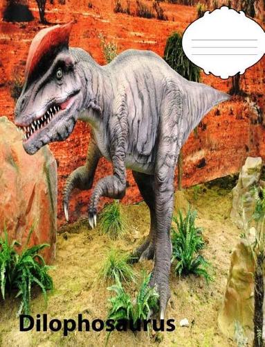 Dilophosaurus Dinosaur Dot Grid Composition Book