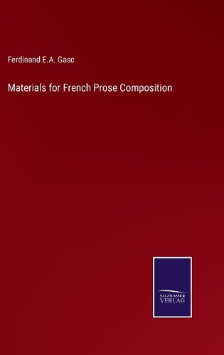 Materials for French Prose Composition