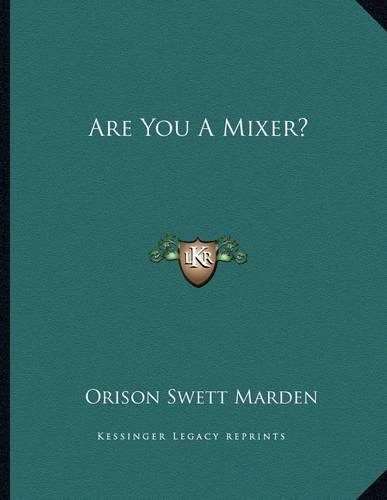 Are You a Mixer?