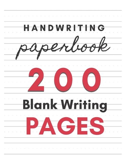 Handwriting Paper Book