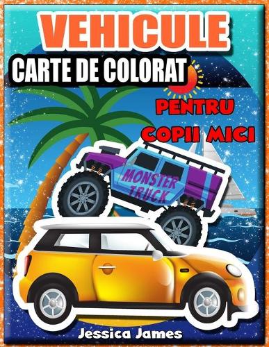Vehicule carte de colorat pentru copii mici