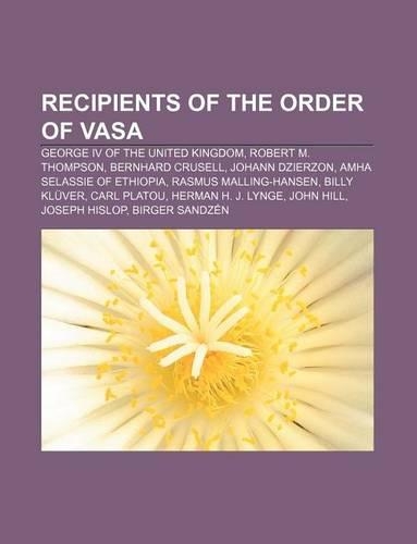 Recipients of the Order of Vasa