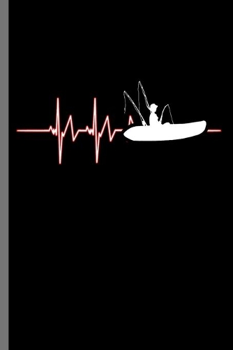 Kayak Heartbeat: Kayaking Watersports Swimming Canoe Rafting Paddle Kayak Heartbeat Gift (6"x9") Lined notebook Journal to write in