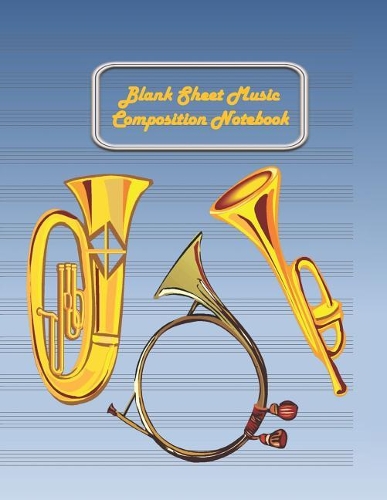 Blank Sheet Music Composition Notebook