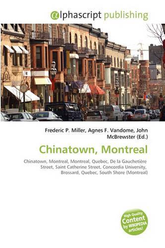 Chinatown, Montreal