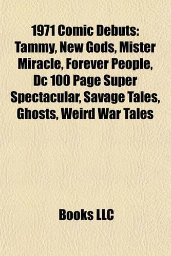 1971 Comic Debuts