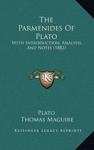 The Parmenides Of Plato