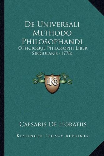 De Universali Methodo Philosophandi