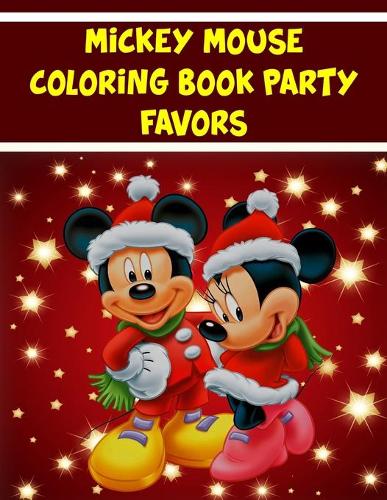 Mickey Mouse Coloring Book Party Favors