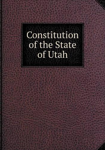 Constitution of the State of Utah