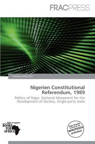 Nigerien Constitutional Referendum, 1989: (English)