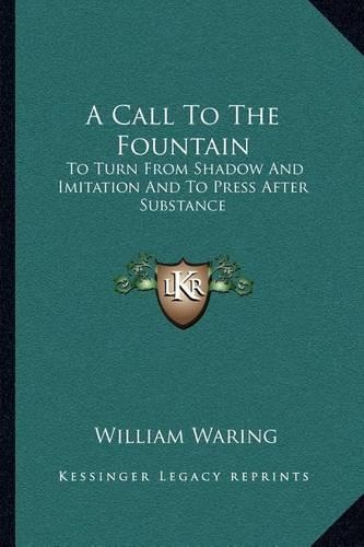 A Call To The Fountain