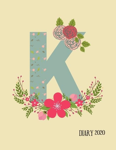 Perfect personalized initial diary Rustic Floral Initial Letter K Alphabet Lover Journal Gift For Class Notes or Inspirational Thoughts.: For anyone whose Name ... gifts. Makes a Great Birthday or christmas Gift.