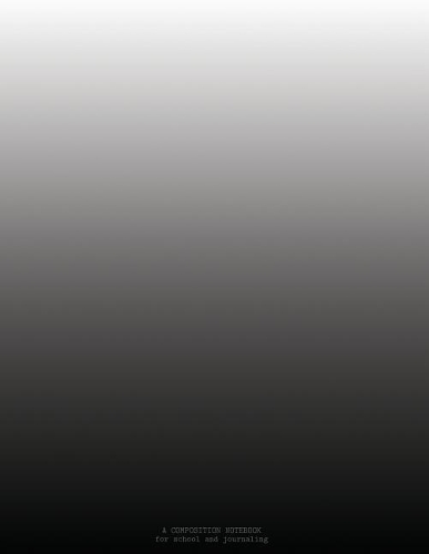 A Composition Notebook for School and Journaling