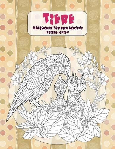 Malbücher für Erwachsene - Dicke Linien - Tiere