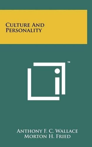 Culture And Personality: (English)
