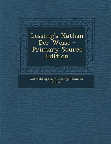 Lessing's Nathan Der Weise