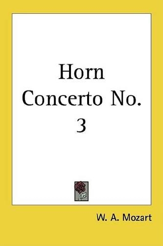 Horn Concerto No. 3