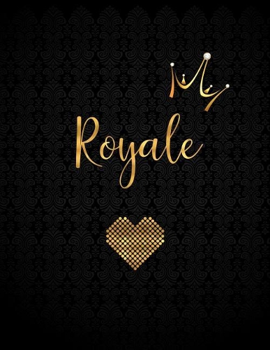 Royale: Black Personalized Lined Journal with Inspirational Quotes